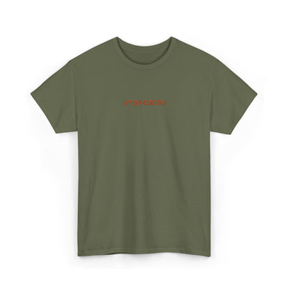 Vibe Coder Unisex Cotton Tee | Orange Embroidery Thread