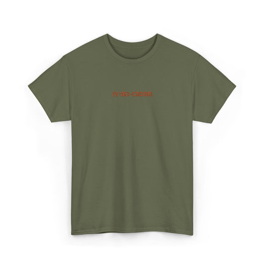 Vibe Coder Unisex Cotton Tee | Orange Embroidery Thread