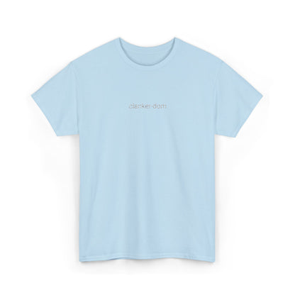 Clanker Dom Unisex Cotton Tee | White Embroidery Thread